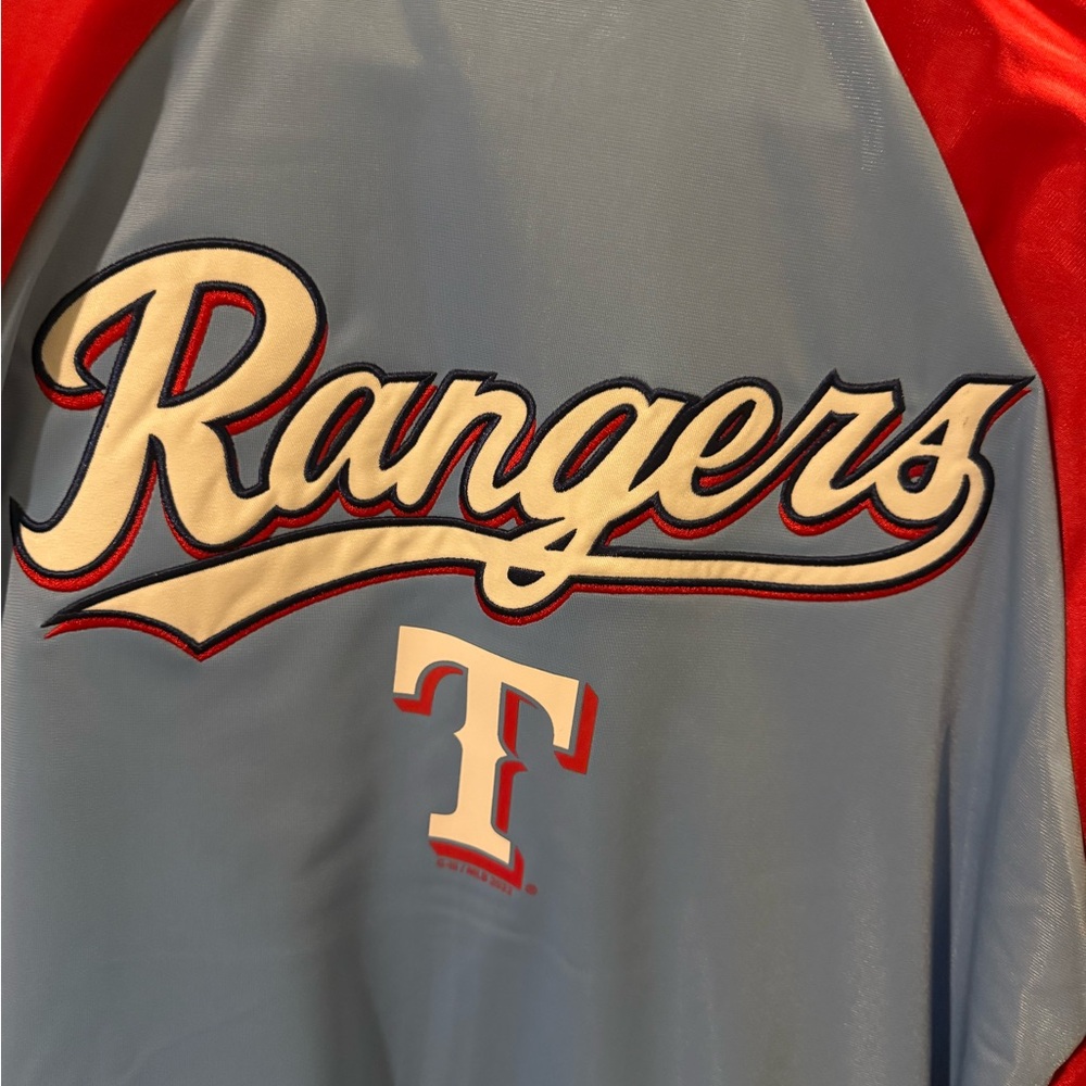 Brand New with Tags! Women’s Texas Rangers Confetti Track Jacket! Size: Large! - Picture 8 of 8